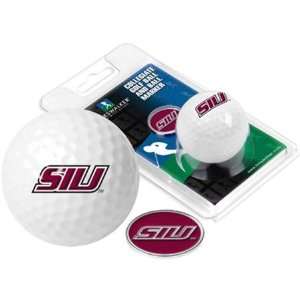 Southern Illinois Salukis SIU NCAA Collegiate Logo Golf Ball & Ball 