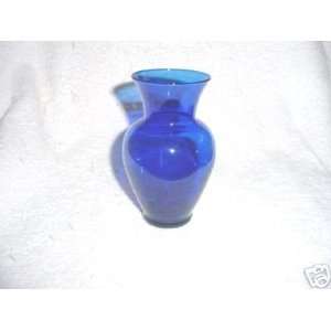  Small Cobalt Blue Glass Vase 
