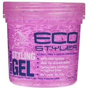  Eco Style Gel, Pink, 16 oz, 3 ct (Quantity of 5) Health 