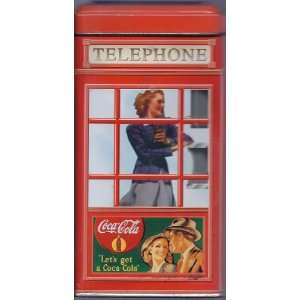  Cocal Cola Tin Telephone Box 