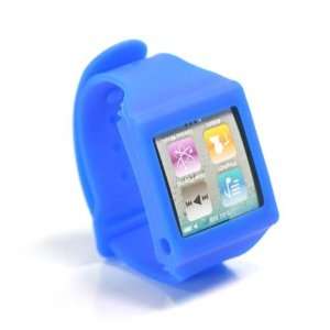 iPod nano 6th Silicone Watch Strap Case / Armband Case+Free USB Cable 