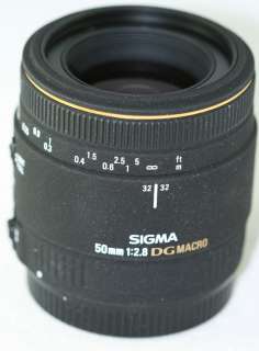 SIGMA 50mm F2.8 DG Macro F Canon T3I 600D 7D 60D Micro 0085126346270 