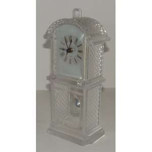  Vintage Clear Plexigass Pendulum Clock 
