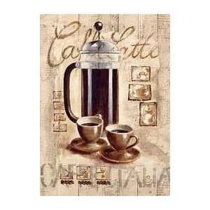   Latte   Artist Sonia Svenson  Poster Size 15 X 11