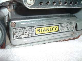 Vintage Stanley Heavy Duty 3 Belt Sander H 31A Metal  