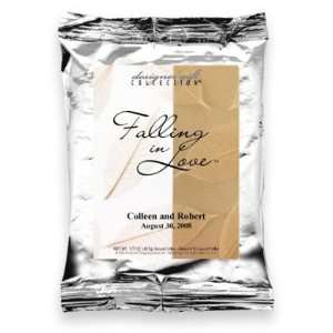 Wedding Coffee Personalized Coffee Favors Falling In Love Leaf 