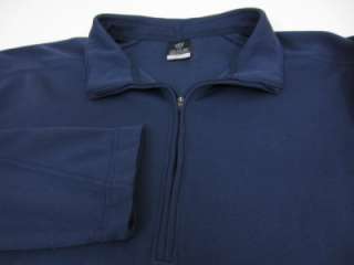   Blue NIKE GOLF DRI FIT Zip Athletic Warm Track Jacket Size XXL  