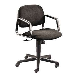 Solutions Seating Mid Back Swivel/Tilt Chair, Olefin, Gray   Sold As 1 