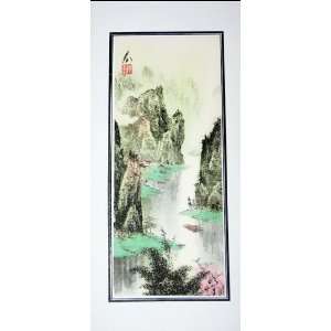  Chinese Watercolor Painting 5.8x13.9