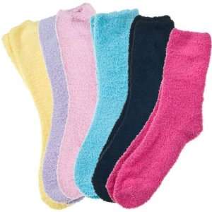   pack of Fluffy Cozy Fuzzy Socks   Solid Color   $39.99