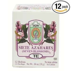 Tadin Siete Azahares Tea Bag, 12 count (Pack of 12)  