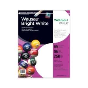  Wausau Paper Card Stock Paper   White   WAU91904 Office 