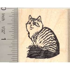  Siberian Cat Rubber Stamp Arts, Crafts & Sewing