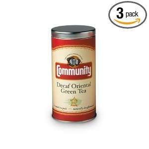 Community Coffee Decaf Green Tea One Cup Pods, 72 Gram (Pack of 3 
