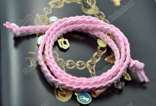HOT 4 Colors Decorations Knit Shell Heart Rabbit Fashion Bracelet 
