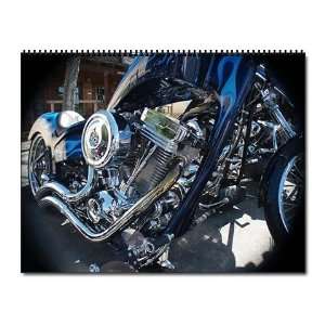  1 Motorcyle Calendar Hobbies Wall Calendar by  