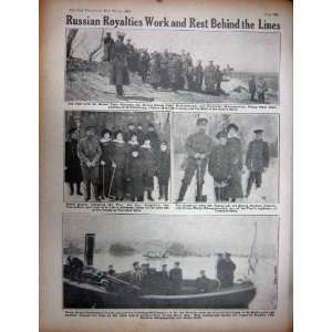   WW1 1916 Captain Roberts Tsar Nicholas Russian Emperor