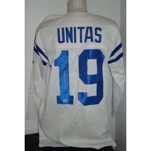  Johnny Unitas Autographed Colts Jersey Psa/dna Sports 