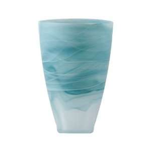  Shiraleah Turquoise Frosted Alabaster Vase