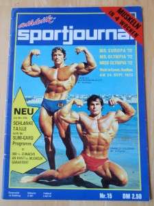   SPORT JOURNAL muscle magazine/ARNOLD SCHWARZENEGGER/FRANCO COLUMBU #15