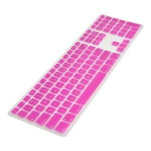 COSMOS ® Pink Ultra Thin silicone soft keyboard cover skin for Apple 