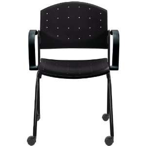  Eddy Stack Side Chair on Casters