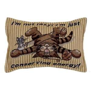   Conserving Energy Tapestry Toss Pillow Made in the USA