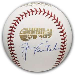  Jason Varitek Autographed Baseball  Details 2007 World 