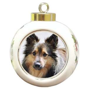  Sheltie Dog Christmas Holiday Ornament