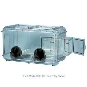 Bel Art Scienceware 500402010 2 x 1 Glove Box with Pass through Entry 