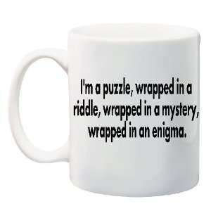   RIDDLE, WRAPPED IN A MYSTERY, WRAPPED IN AN ENIGMA. Mug Coffee Cup 11