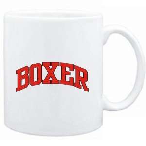  Mug White  Boxer ATHLETIC APPLIQUE / EMBROIDERY  Dogs 