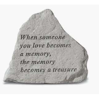  When Someone You Love Becomes a Memory Garden Stone 