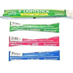   ® Funlight™ 8Hr., Safety Glow Stick, 4, Blue