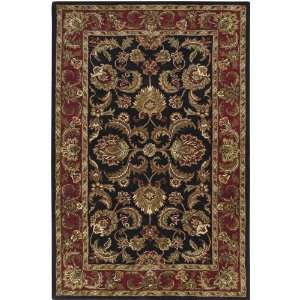  Surya Ancient Treasures Leaves Black Red Traditional 8 