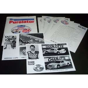  Derrick Cope Purolator Nascar Racing Press Kit Everything 
