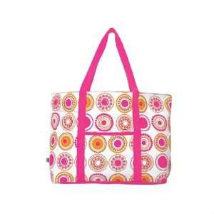    Large Tote   Circle Dot Pattern by Room It Up