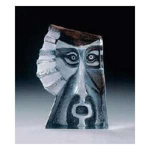  Shama Etched Crystal Sculpture by Mats Jonasson