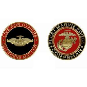  Fleet Marine Corpsman Challenge Coin 
