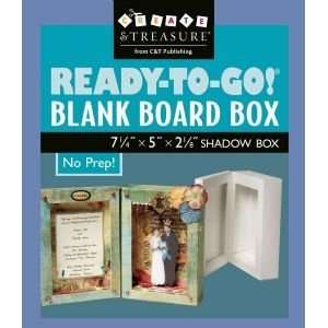  BLANK BOARD BOX SHADOW BOX Papercraft, Scrapbooking 