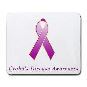  Crohns Disease Awareness Ribbon Mouse Pad Office 