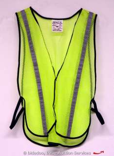 NEW Lime Green Safety Vest Mesh Construction Security  