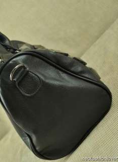 Celebrity Faux Leather Rock Style Studs Shoulder Boston Messenger Bag 