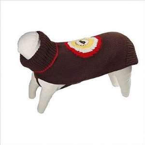  Hand Loomed Bullseye Dog Sweater Size 8
