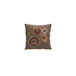  14 Distinctive Cogs and Gears Dark Tan Cotton Square 