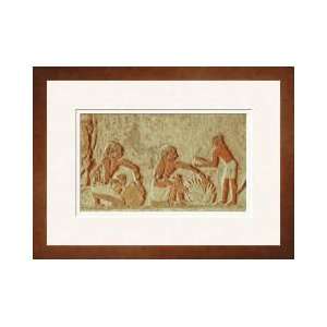 Relief Depicting The Making And Baking Of Bread Old Kingdom Framed 