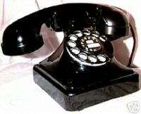 OLD EUROPEAN BELGIUM BELL PHONE BLACK  