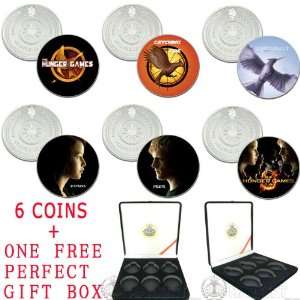  The Hunger Games Trilogy Photo Printed Coin 6 Coin Set 