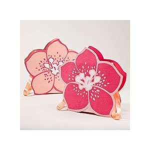    Die Cut Pink Flower Small Gift Bags, Set of 2 