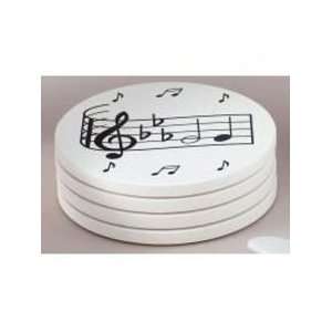  Symphony Stone Coaster Setof 4   31213